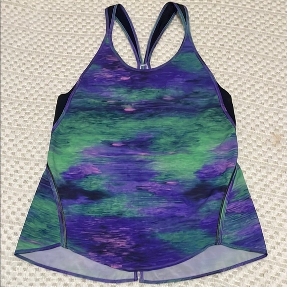 lululemon athletica Tops - Lululemon Real Quick Singlet in Rio Nights